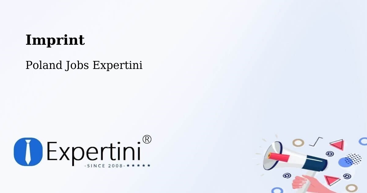 Imprint – Stare Juchy - Poland Jobs Expertini